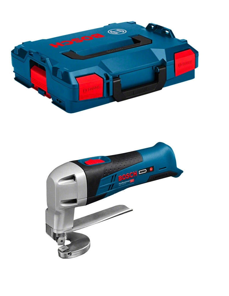 Cesoia per metallo BOSCH GSC 12V-13 (Solo corpo + L-Boxx 102)