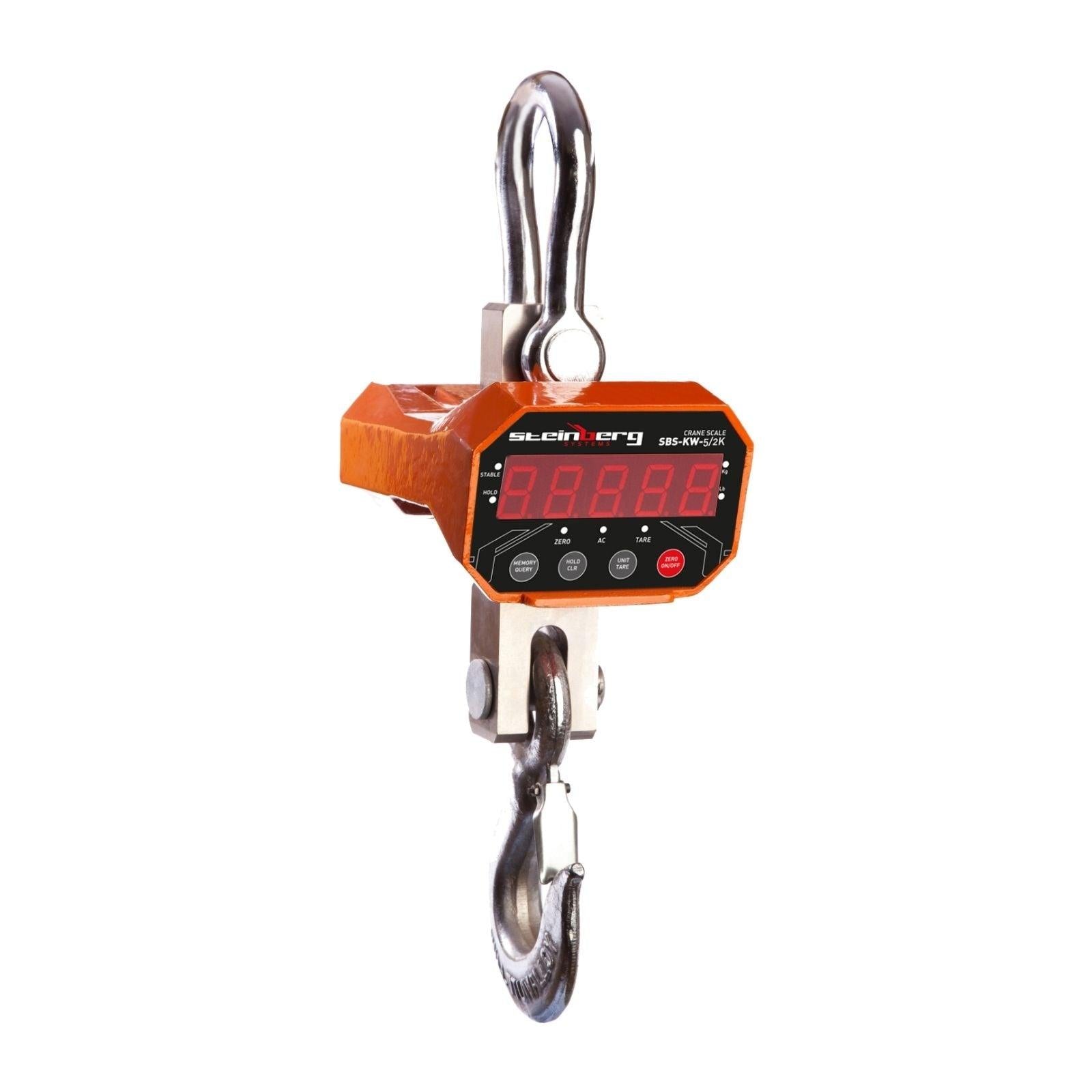 Gancio per pesatura industriale professionale 5t/2kg - LED 3414099
