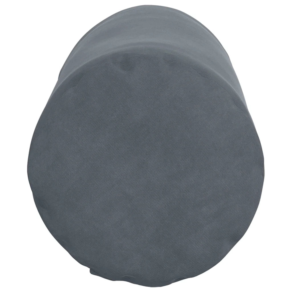 Cuscini a rullo 2 pcs Grigio scuro Ø 15 x 40 cm