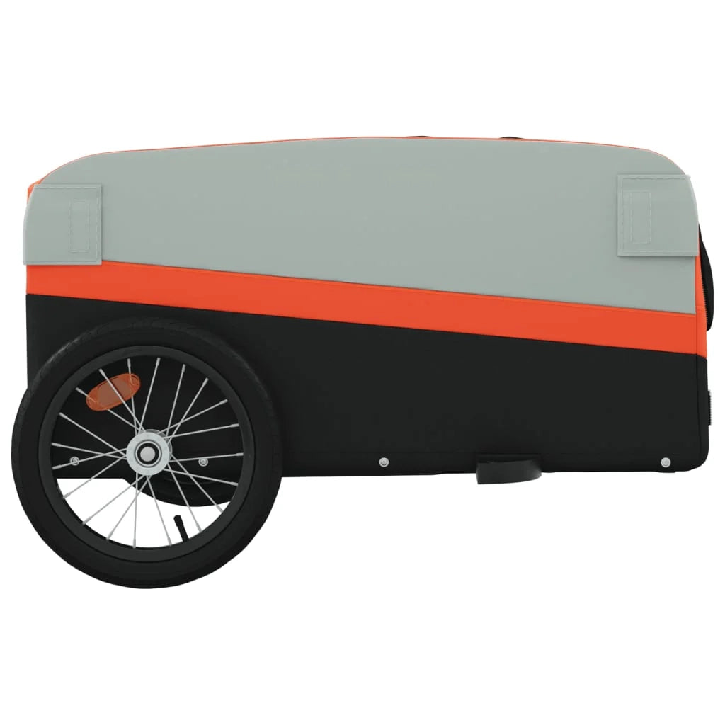Rimorchio per trasporto biciclette capacità 45 kg ferro arancione 02_0044164