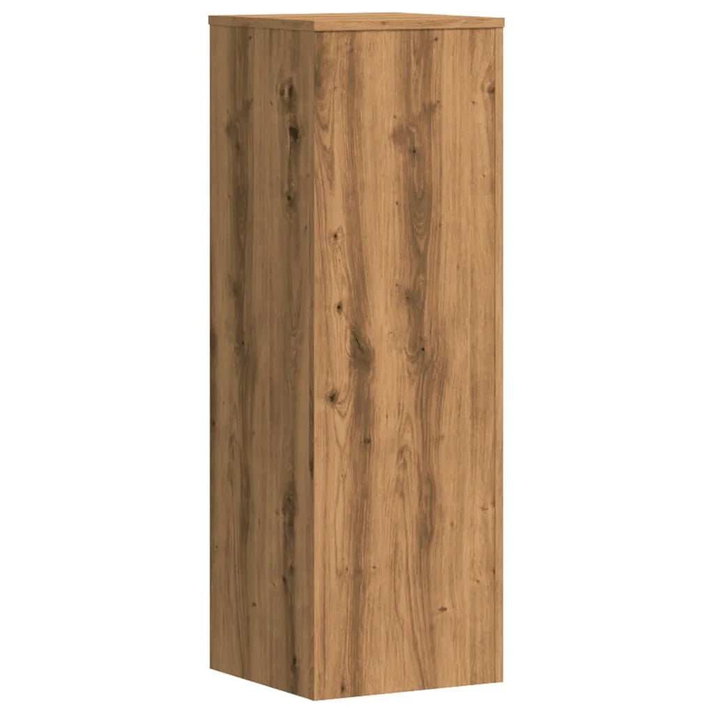 Portavasi mobili per fiori set da 2 fatti a mano legno ingegnerizzato marrone 02_0045297