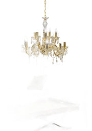Lampadario Candellux Maria 12xE14 oro regolabile Ø62