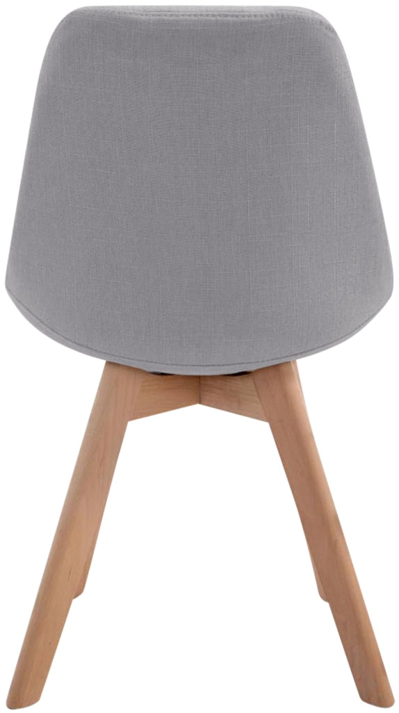 Sedia Borneo Tessuto V2 grigio,natura