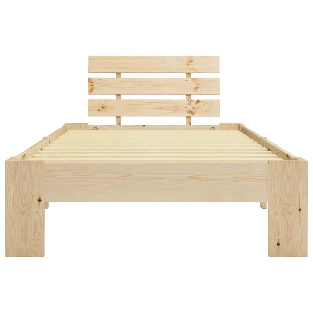 Giroletto senza Materasso-Struttura Letto 90x200 cm in Legno Massello di Pino 556134