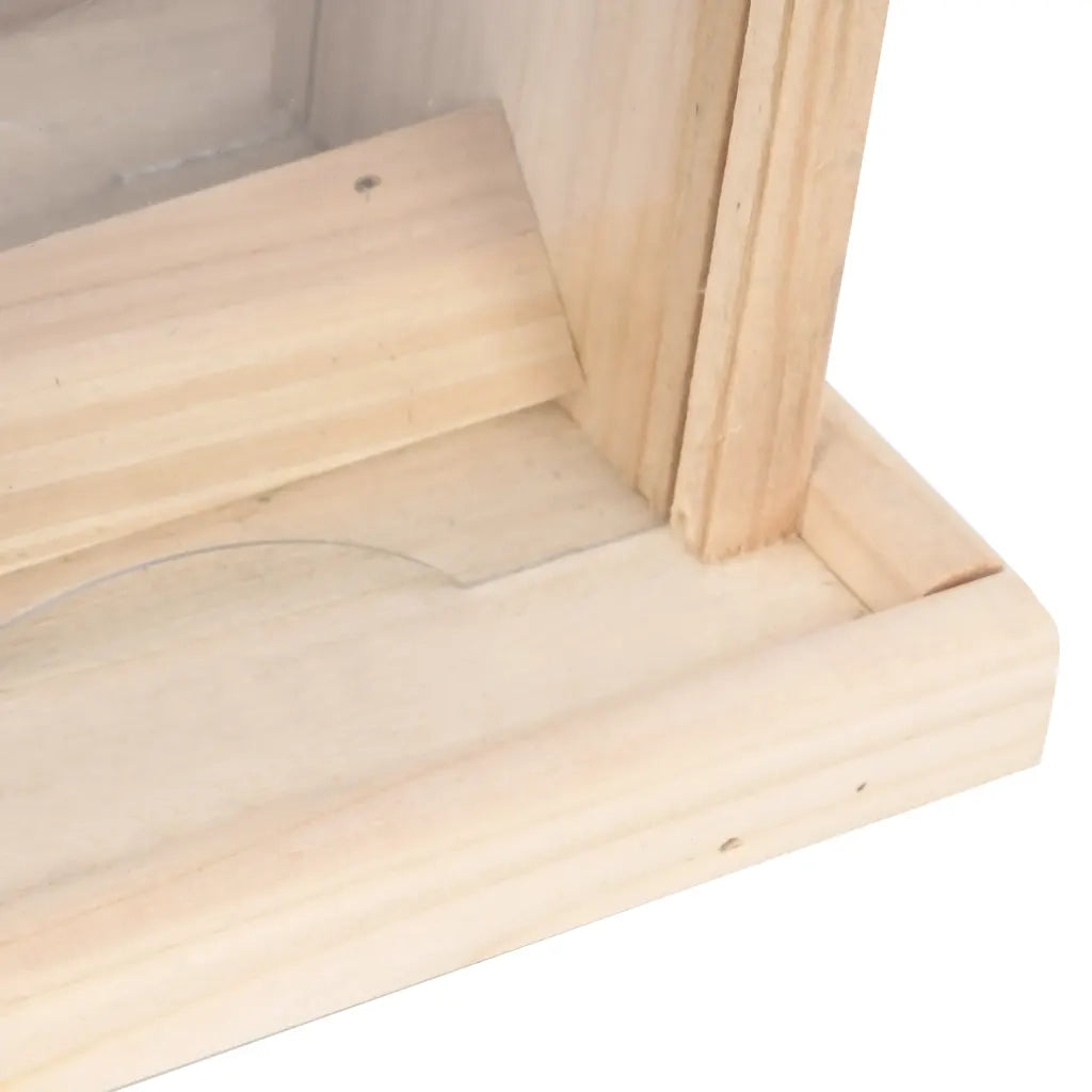 Mangiatoie per Uccelli 4 pz in Legno di Abete CFW5306461