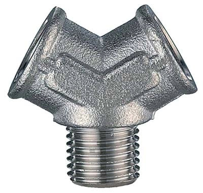 RACCORDO Y AC 32/A-B ANI - 3/8MXFXF 32/B- 10 pezzi