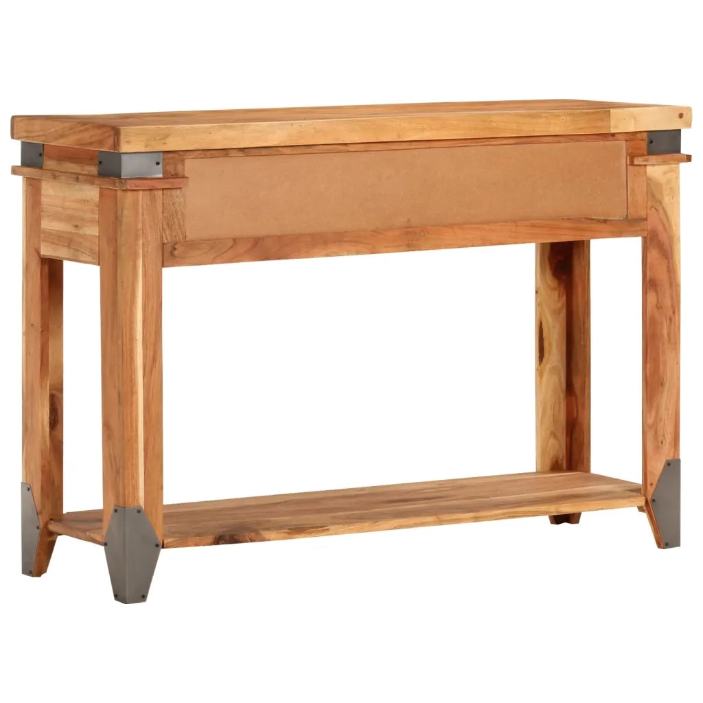 Tavolo Consolle | Tavolo d'Ingresso 110x34x74 cm in Legno Massello di Acacia