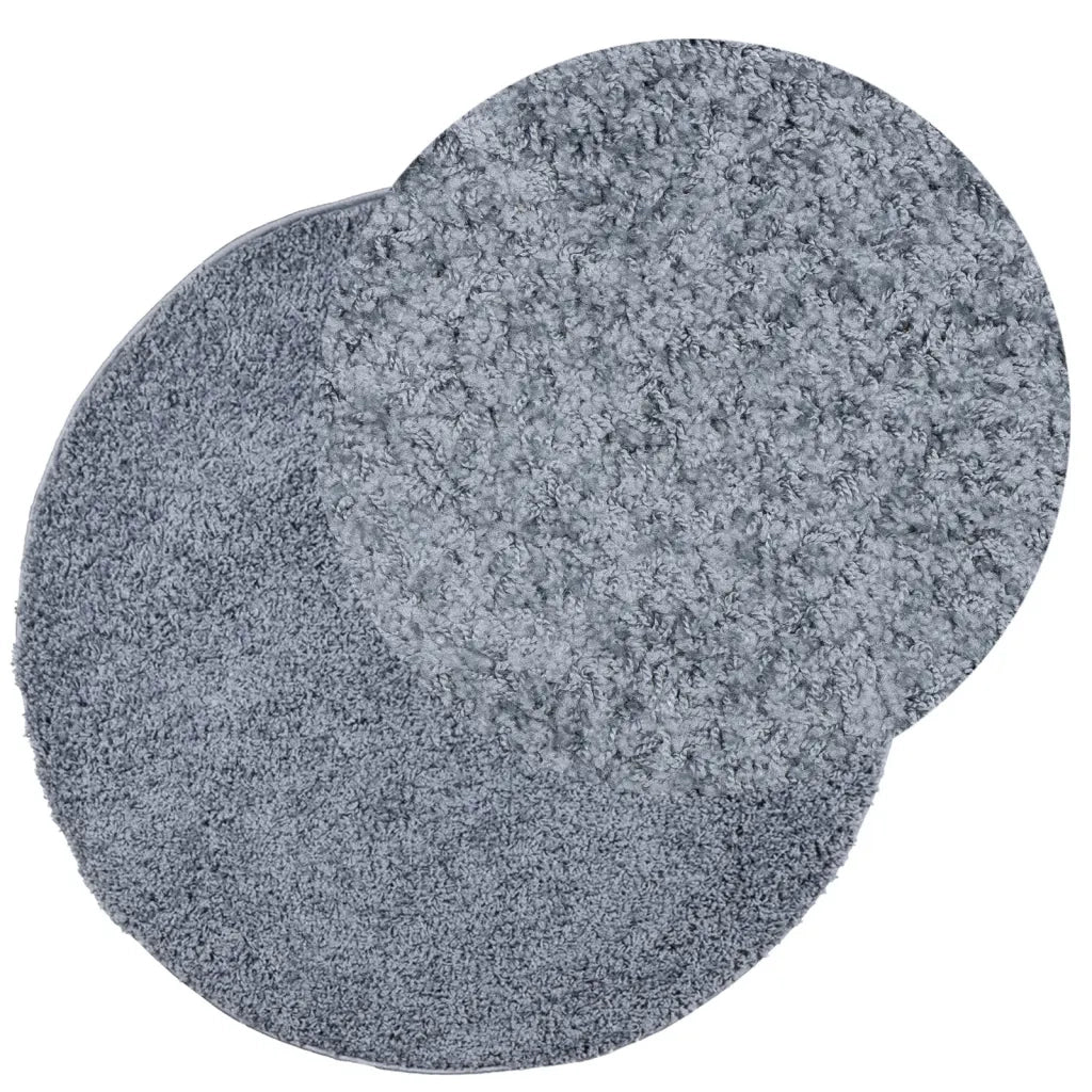 Tappeto Shaggy PAMPLONA a Pelo Lungo Moderno Blu Ø 280 cm 375337