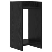 Supporto per piante | Sostegno per piante con lo scaffale Rovere Nero 30 x 30 x 60 cm