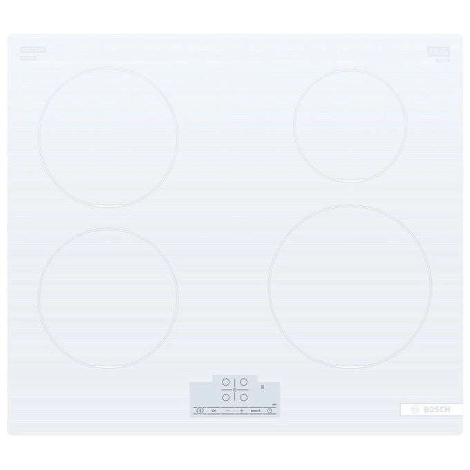 Bosch Serie 6 PUE612BB1E Piano Cottura Induzione 60 cm Bianco