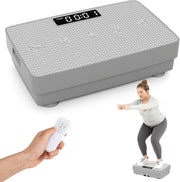Pedana Vibrante Dimagrante, Piastra Vibrante con 10 Velocità Regolabili e Timer, Automatico e Controllo Remoto, Vibration Plate Potente per Allenamento di Muscoli e Corpo, Fitness a Casa