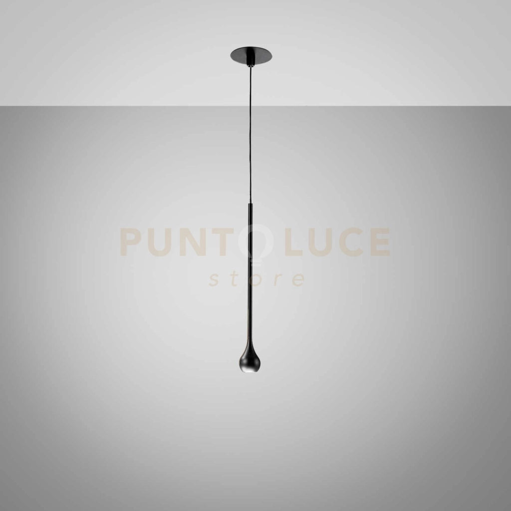URSULA SP/I - SOSPENSIONE LED NERO A INCASSO 3000K 255LM 5W