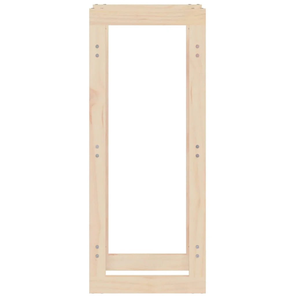 Portalegna portalegna organizer portaoggetti 41 x 25 x 100 cm legno di pino massiccio naturale 02_0045125