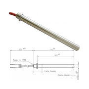 Resistenza Candeletta Stufa a Pellet 12,5mm 350W 170mm EDILKAMIN PALAZZETTI - UNIVERSALE