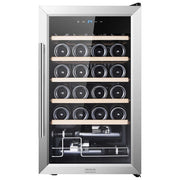 Cecotec Frigorifero per Vini Enoteca 00125, 24 Bottiglie, 5-18°C, Acciaio Inox