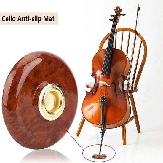 Supporto per chiodo antiscivolo - Mat Cello - Protezione pavimento - Plastica/Ferro - 9,4 x 2 cm - Peso ridotto 89G