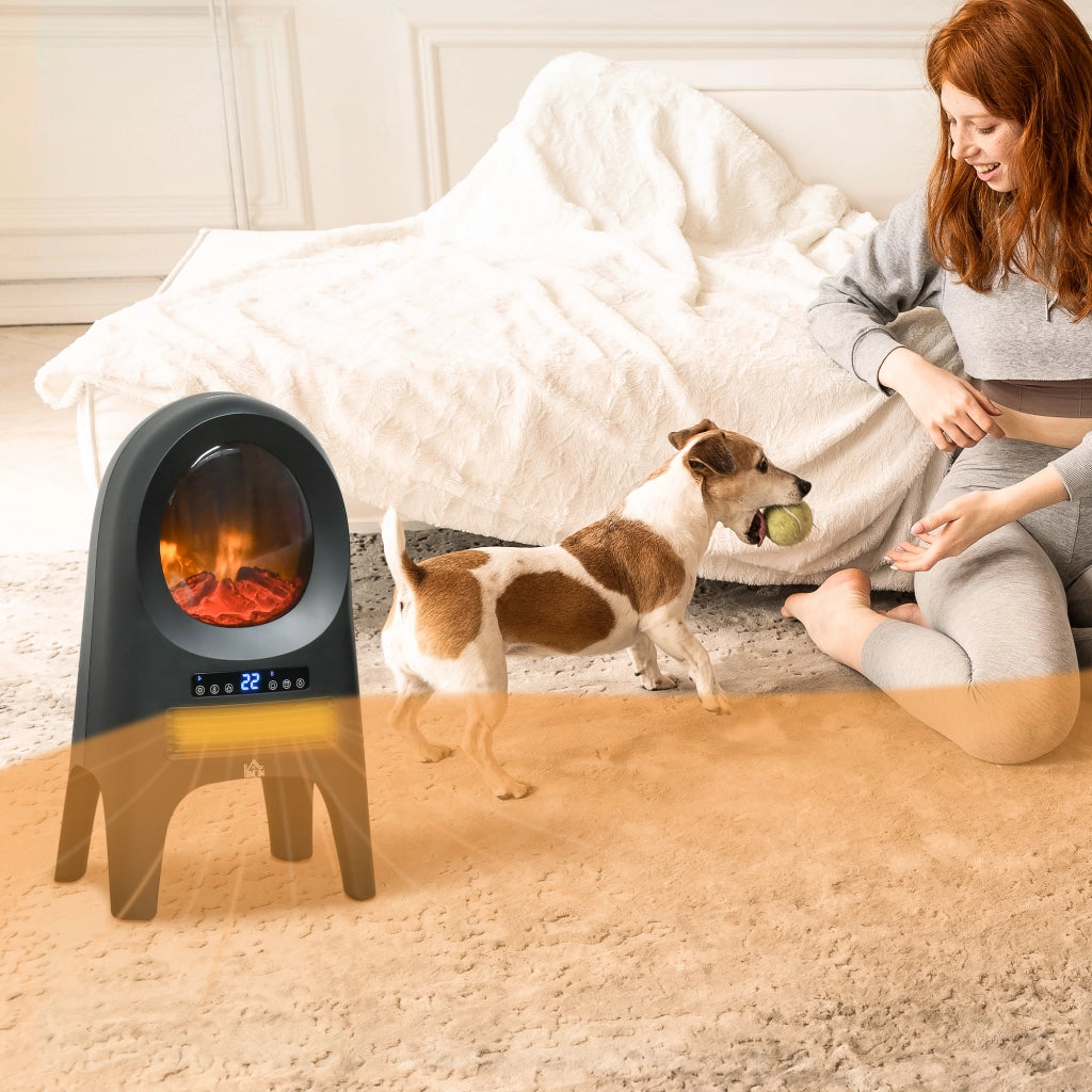 Termoventilatore 3 Modalit¨¤ ¨C zephmum ¨C Nero 33.7x25.5x60.4 cm