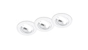 Illuminazione da Incasso da Interno  GU10 in Metallo Bianco Opaco