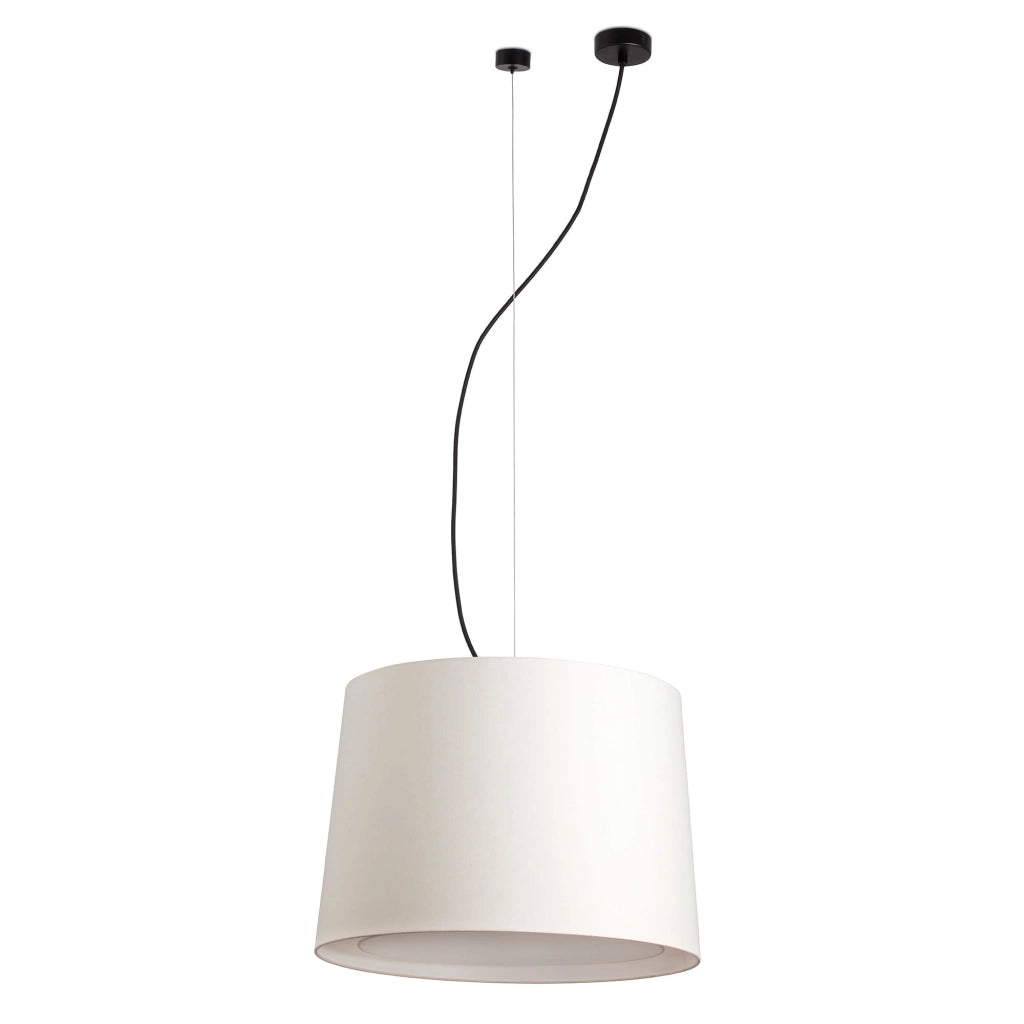 CONGA 450 Lampada sospensione nera/beige 500