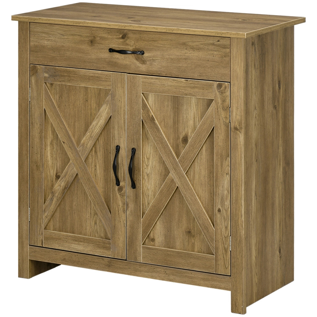 Credenza Cucina con 2 Ante e Cassetto ¨C Zephmum ¨C Legno 80x40x80