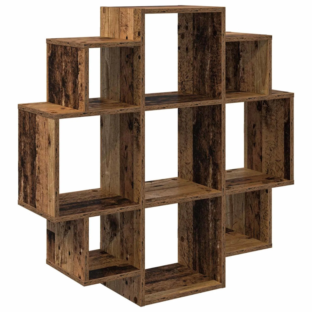 Scaffale da parete Legno antico 90 x 25 x 90 cm 8012178