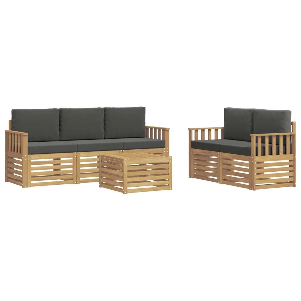 Set divani Legno di Acacia Massello