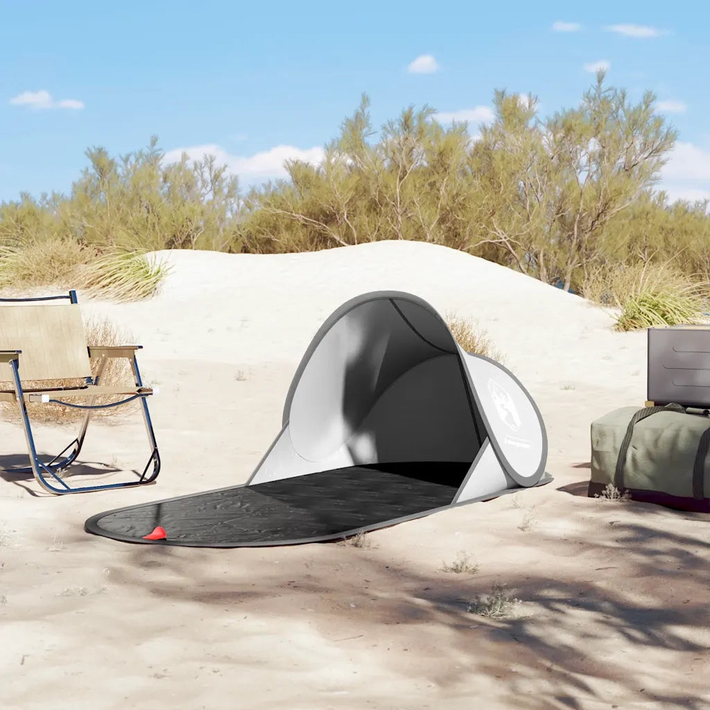 Tenda da Spiaggia Pop-Up - Tenda da campeggio Grigia Impermeabile 160744