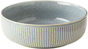 Servizio da 4 litri - Vaso da servizio in ceramica 28 cm - Miscelatore - Zuppiera - Sicuro per alimenti - Decorazione unica a strisce