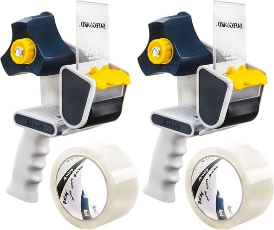 Dispensatore di adesivo trasparente per pacchi e spedizioni - 2 pezzi