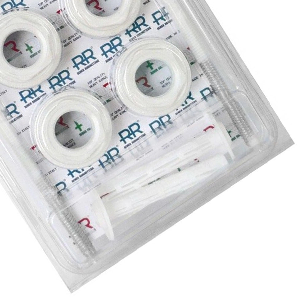 Kit per radiatori in alluminio white cromo