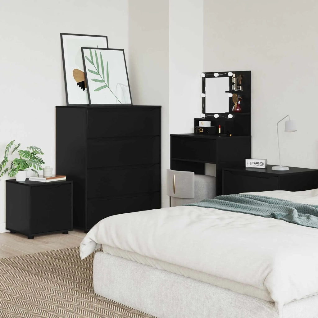 Mobile da Bagno Nero 40,5 x 40 x 44 cm Legno multistrato 888948