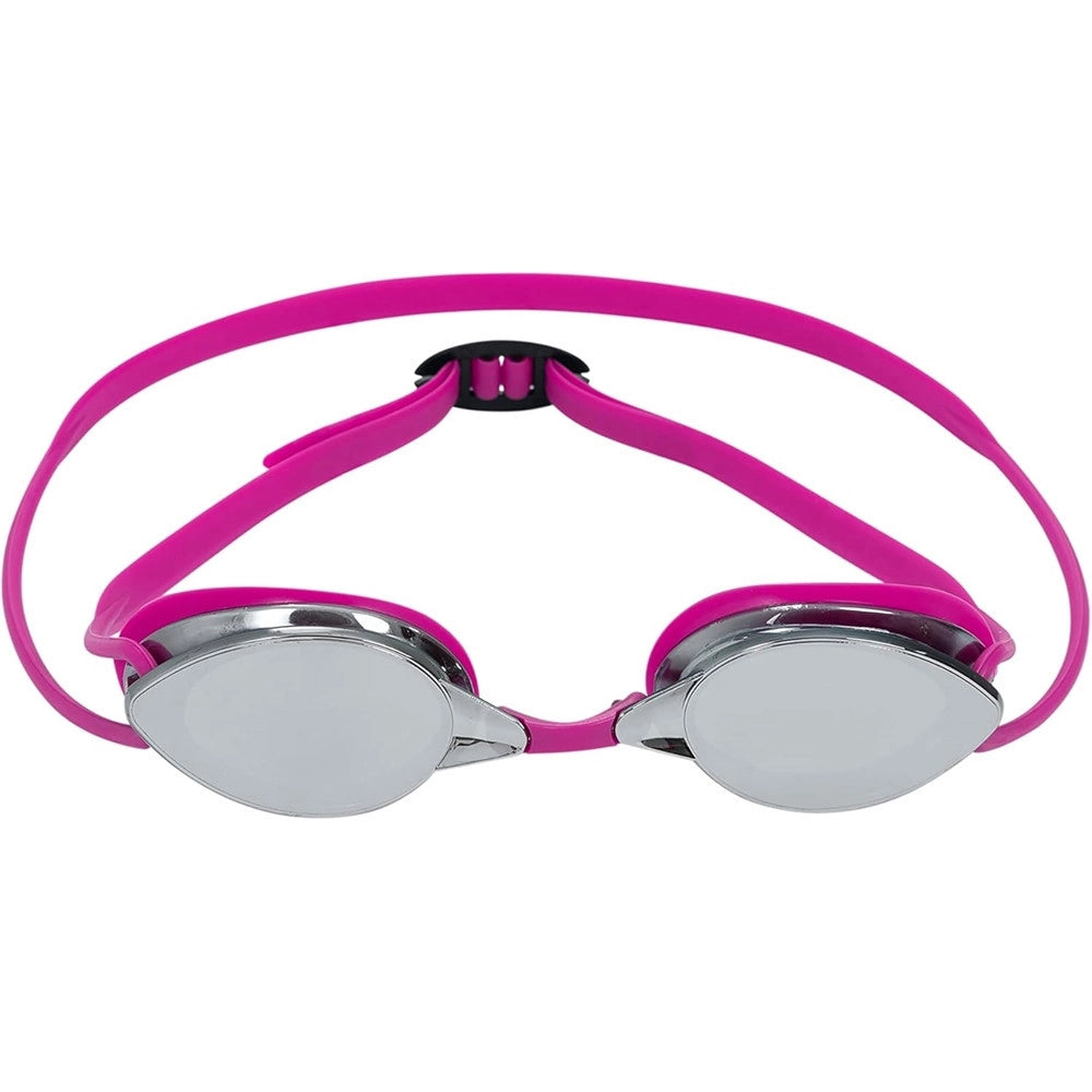 Trade Shop - Occhialini Da Nuoto Piscina A Specchio Protezione Uv Ocean Swell 14+ Anni 3 Colori 21066 -