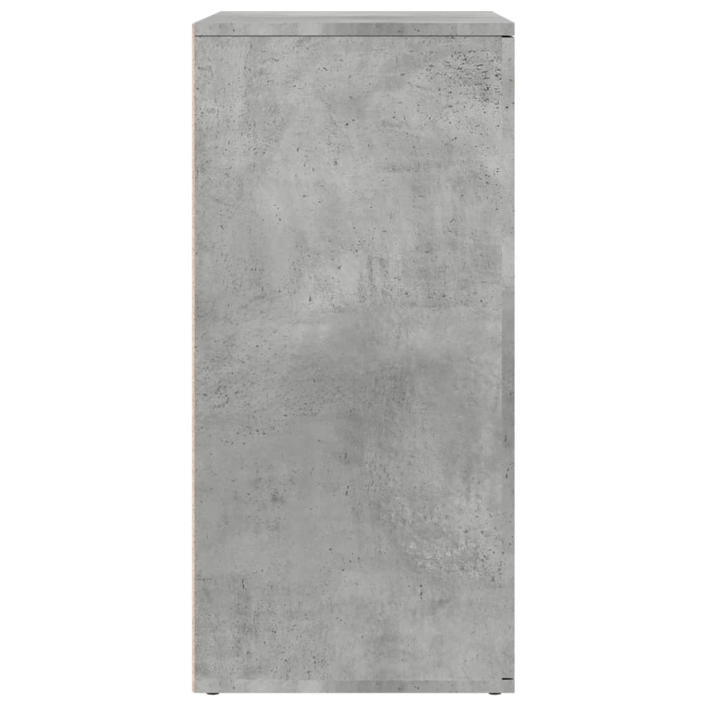 Buffet credenza cassettiera armadio mobile contenitore organizer per cucina soggiorno salotto 79 x 38 x 80 cm legno ingegnerizzato grigio 02_0032095