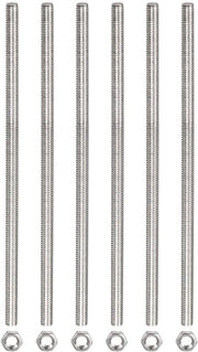 Attrezato a vite con 6 viti a 6 gheroni in acciaio inossidabile M3 x 300 mm