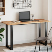 vidaXL Piano Tavolo Rettangolare 140x60x2cm Legno Massello di Acacia