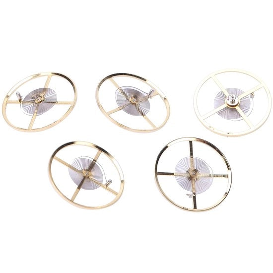 Set di sostituzione per bilancieri orologio 5 pezzi - Accessorio orologio - Reparazione orologio - Legering - Duurzaam - 11 mm di diametro - Componente orologio