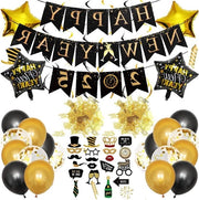 Decorazioni per Capodanno - Set di balloni e decorazioni per la notte di San Silvestro 2025