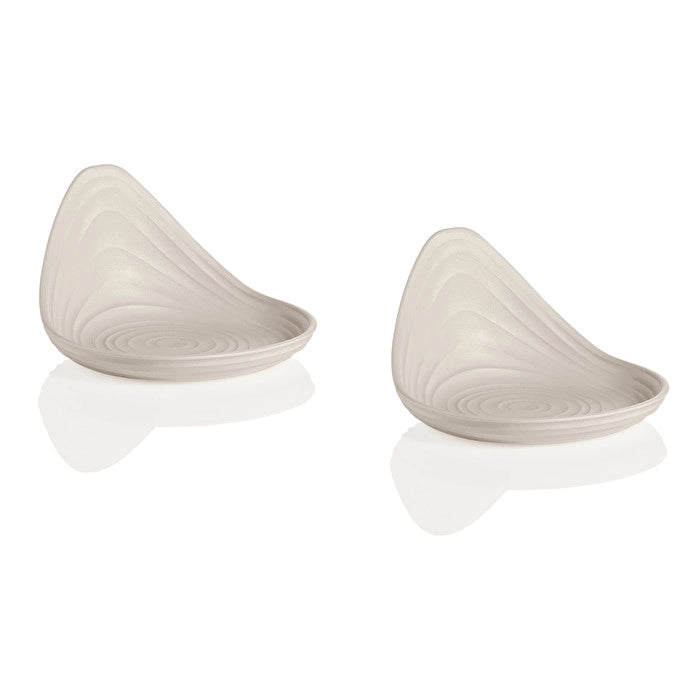 Set 2 porta snack tierra clay bianco latte