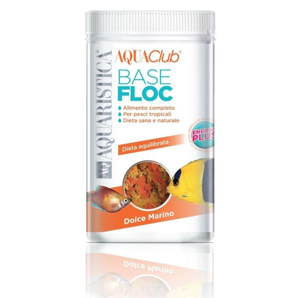 Aquaristica BaseFloc - mangime completo di base in fiocchi per pesci marini e d'acqua dolce Formato: 1300 ml