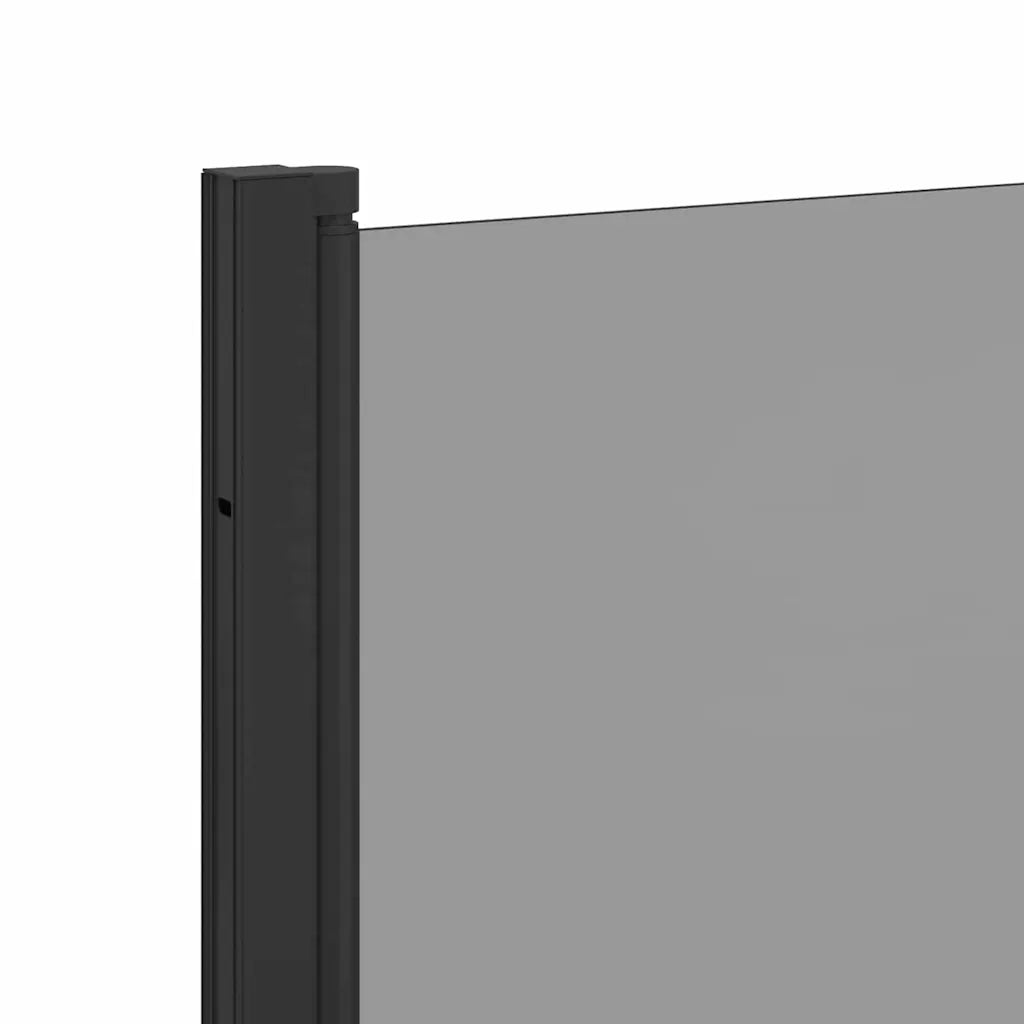 Involucro Doccia Nero 130 x 138 cm Vetro ESG e Alluminio CFW2037239