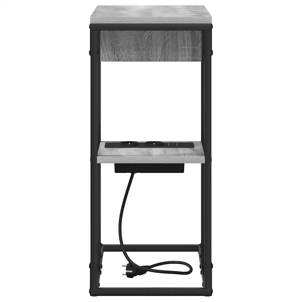 Armadio da Notte Grigio Sonoma 41,5 x 26 x 60,5 cm 859593