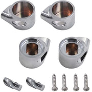 Compatibile con Giralda Senso Halle Vervangende Soft Close Toiletbril Scharnier Eindkappen Set con Soft Close Deksel e Eindkap Bevestigingen e Dempers AI0001100R