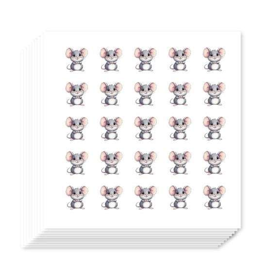 Etichette per Planner 500 Stuks - Etichette con Topolino - Etichette per Scrapbook - Etichette per Knutselen - Etichette per Decorazioni di Festa - Dimensione 1,27 cm