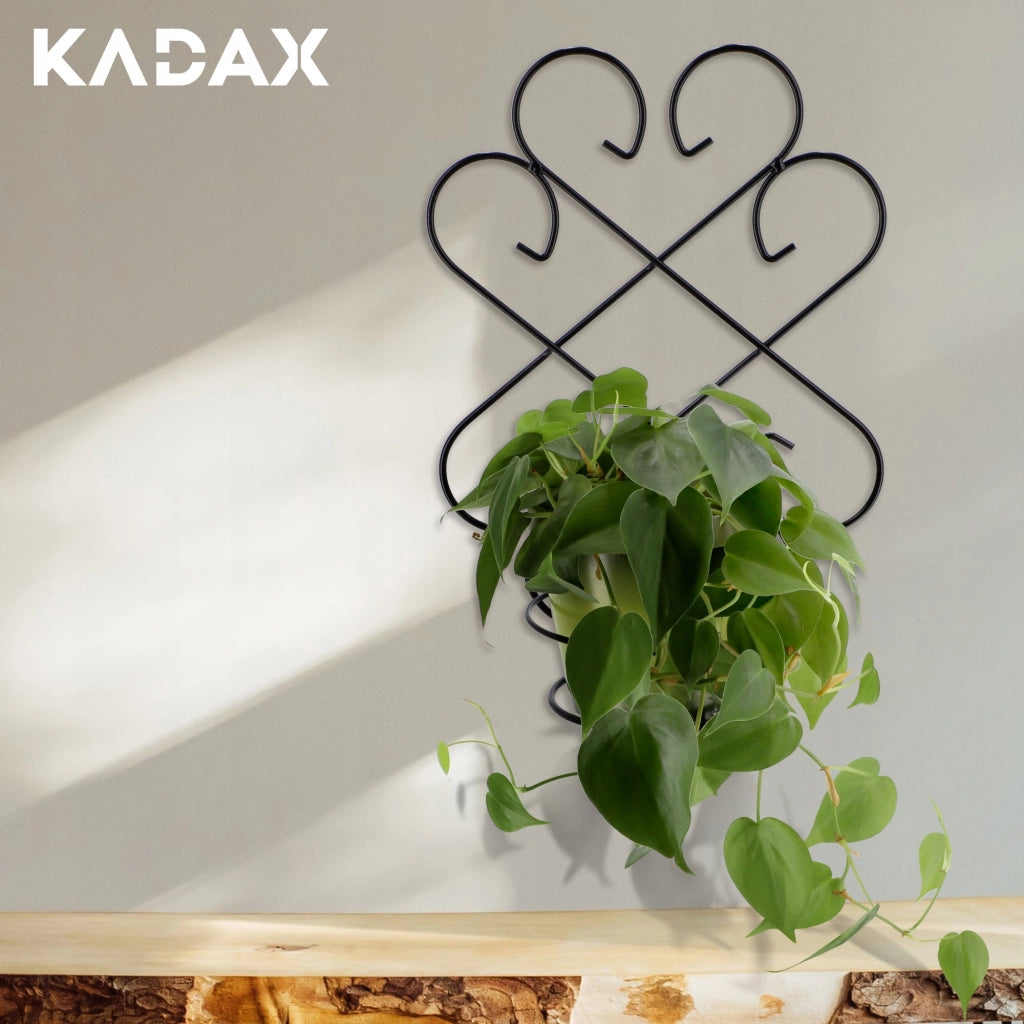 Supporto da parete in metallo KADAX per fiori, piante e vasi.