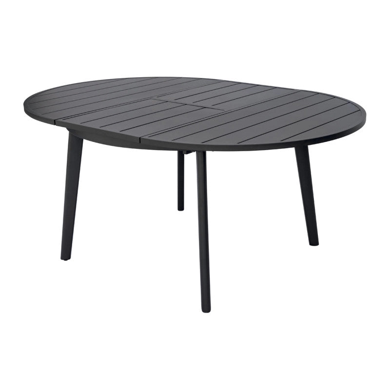 Tavolo Tropea ø120/170 Alluminio Antracite Moia