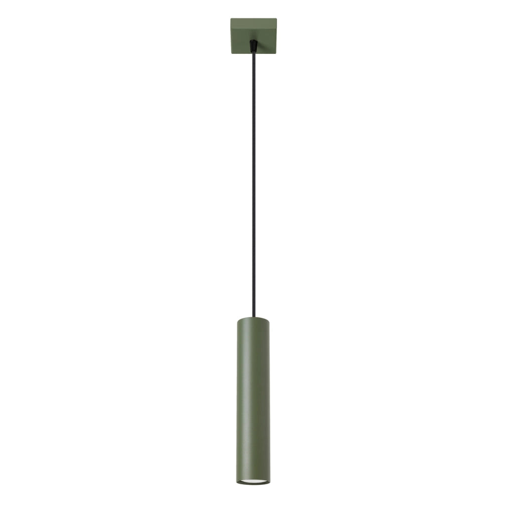 Lampada a sospensione LAGOS 1 verde oliva