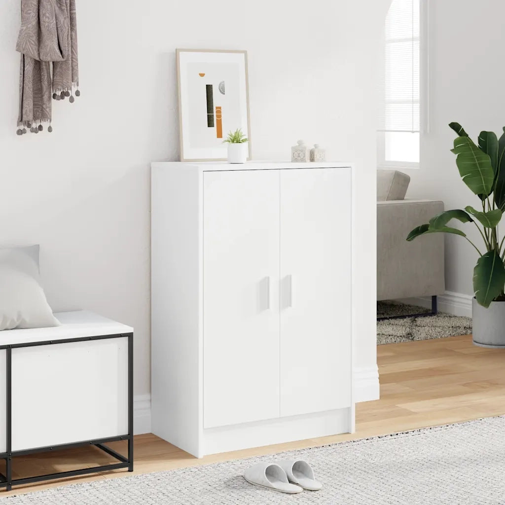 Scarpiera Bianca 60x35x92 cm in Truciolato 808927