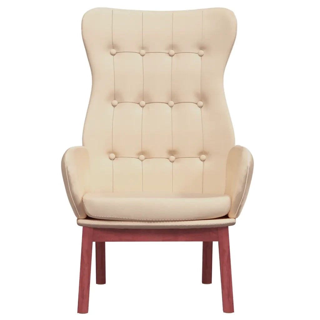 Poltrona Rilassante Crema in Tessuto cod mxl 14339