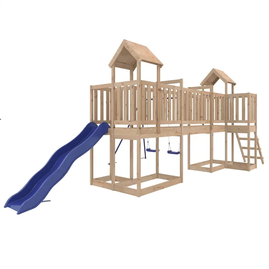 Set da Gioco da Esterno in Legno Massello di Pino 3155846