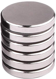 Magnetici neodymium adesivi, 30x5 mm | 6 pezzi. Magnetici forti adesivi per DIY, scienza, ufficio, cucina e magazzino.